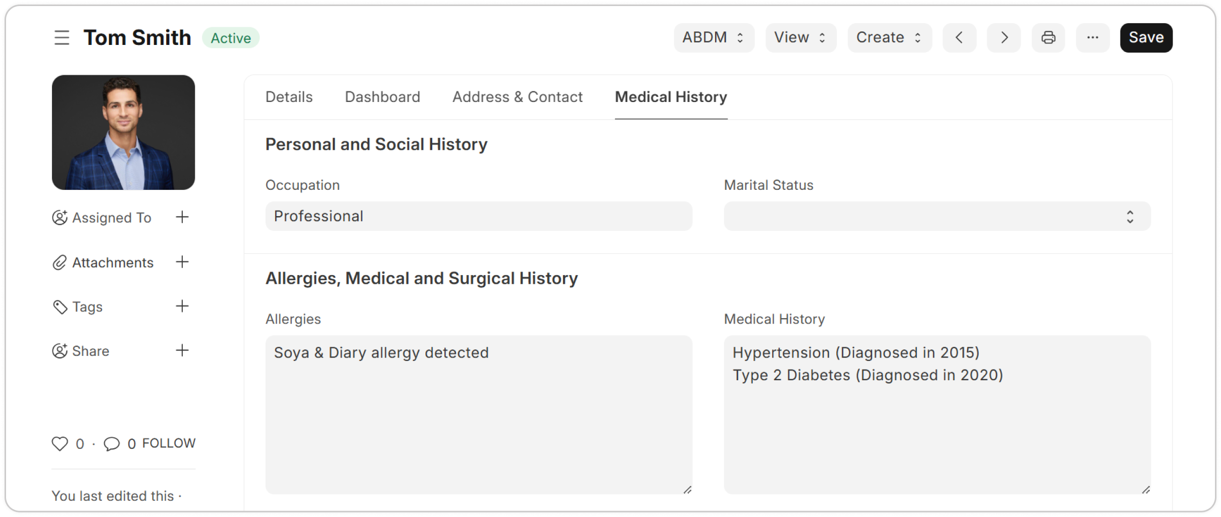 Centralized patient information and files management