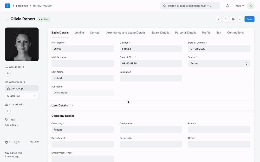 Manage the complete employee lifecycle